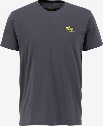 ALPHA INDUSTRIES T-Shirt in Grau: Vorderseite