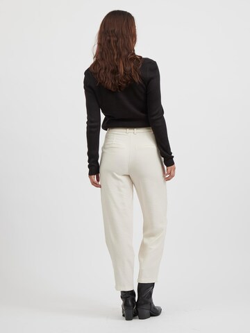 VILA Loose fit Pants 'Stacie' in Beige