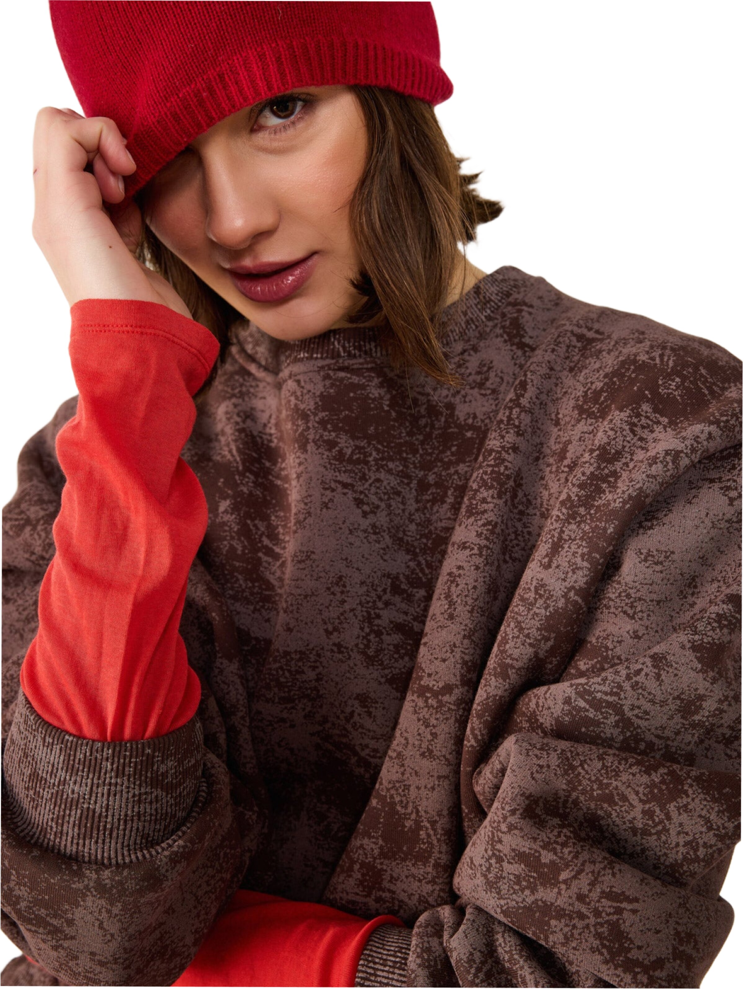 No Matter What Sweatshirt in Braun