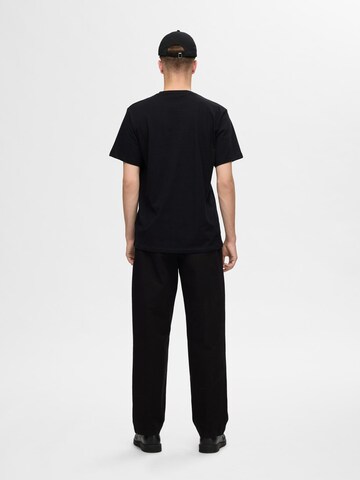 T-Shirt SELECTED HOMME en noir