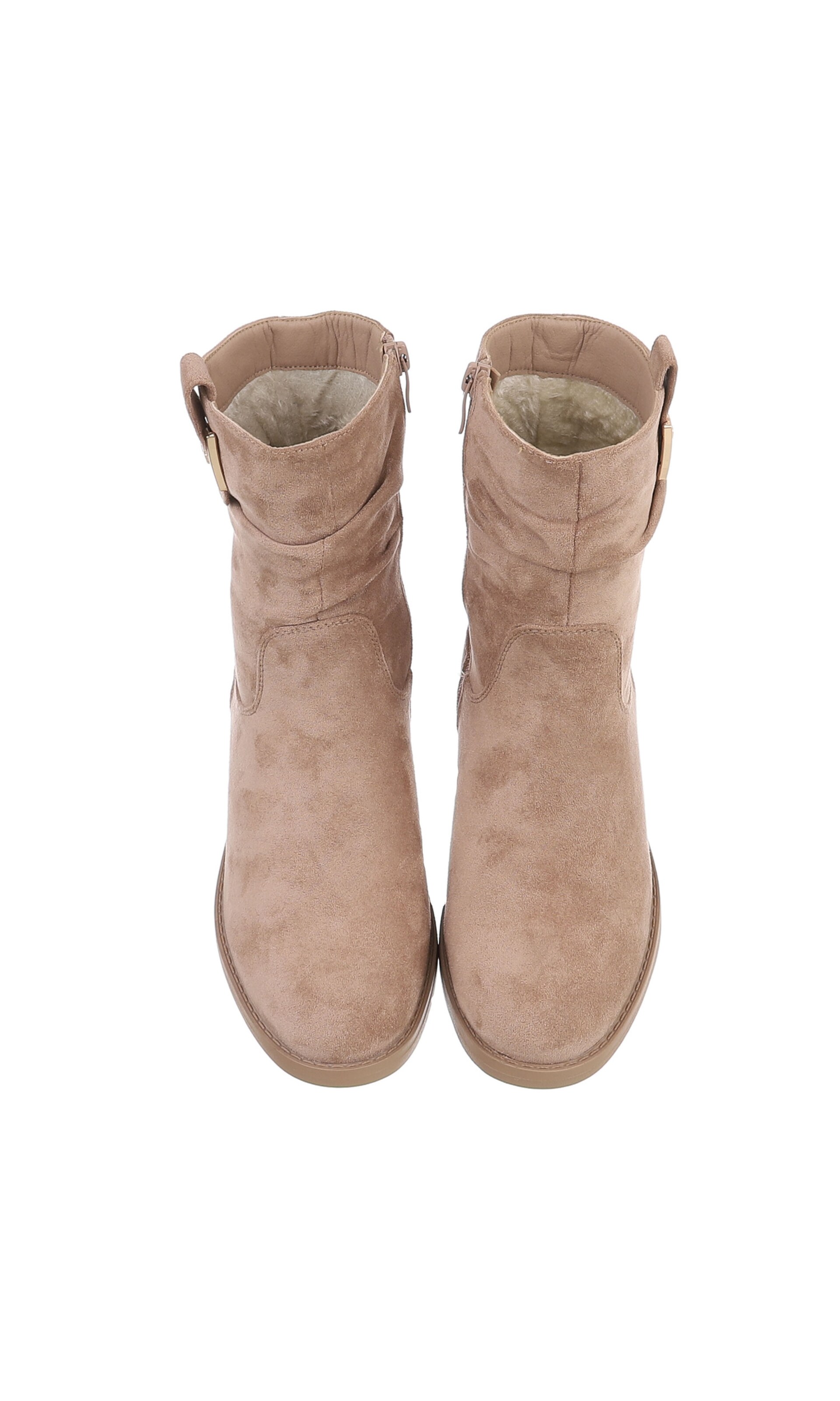 Ital-Design Ankle Boots in Beige