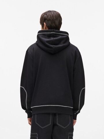 Bluză de molton de la KARL LAGERFELD JEANS pe negru