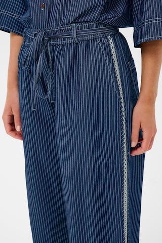 Loosefit Pantalon 'CRAgate' Cream en bleu