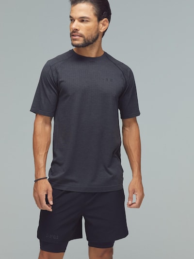 DRILLS Apparel Performance Shirt 'XFUCNTION Jacquard Tee' in S in Anthracite, Item view