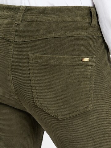 s.Oliver Slimfit Broek in Groen