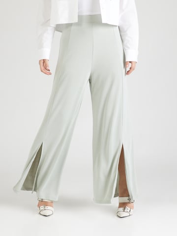 Wide leg Pantaloni 'Caro' de la ABOUT YOU pe verde: față
