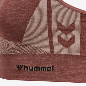 Hummel Bustier Sporttop in Rot