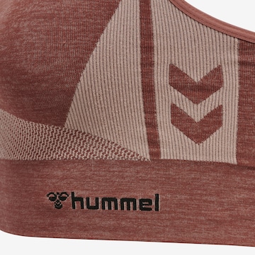 Hummel Bustier Top sportowy w kolorze czerwony