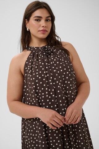 KAFFE CURVE Kjole 'KClory' i brun