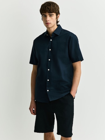 Next Regular fit Overhemd in Beige: voorkant