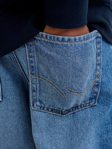 Wide leg Jeans 'JJIDave JJOriginal' de la Jack & Jones Junior pe albastru