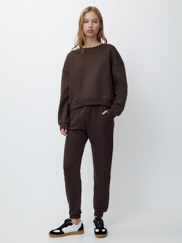 Sweat-shirt Pull&Bear en marron