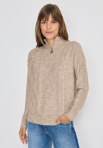 CECIL Pullover in Braun: Vorderseite
