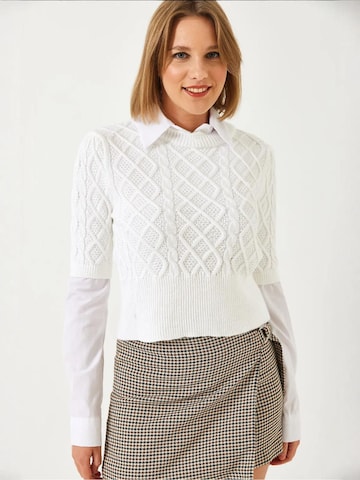 Bianco LucciPulover 'Pullover' - bijela boja