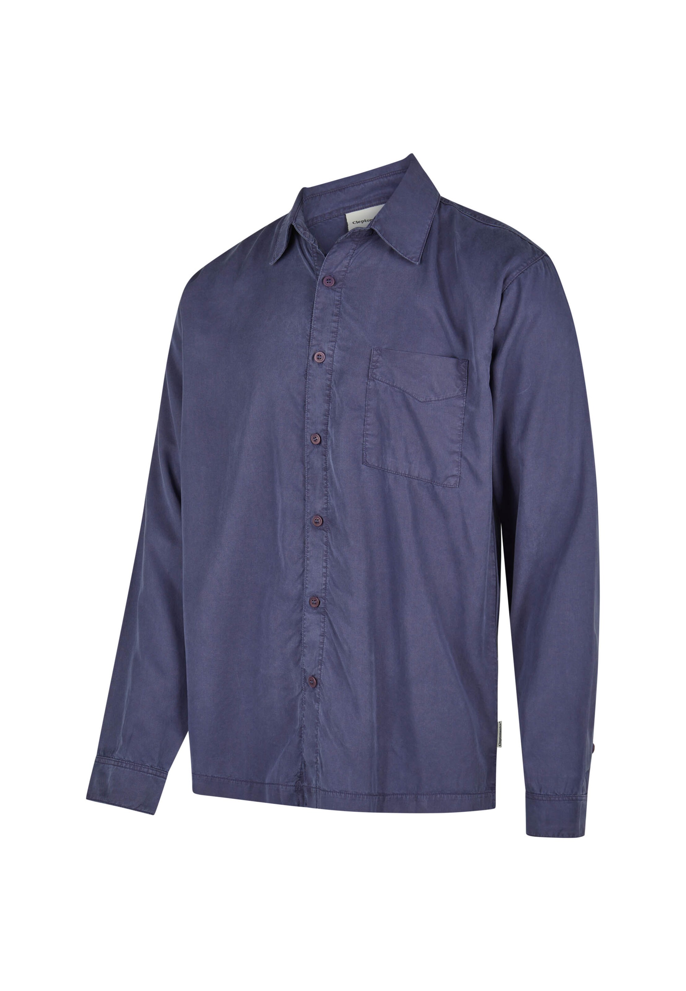 Cleptomanicx Regular fit Overhemd 'Easy' in Blauw