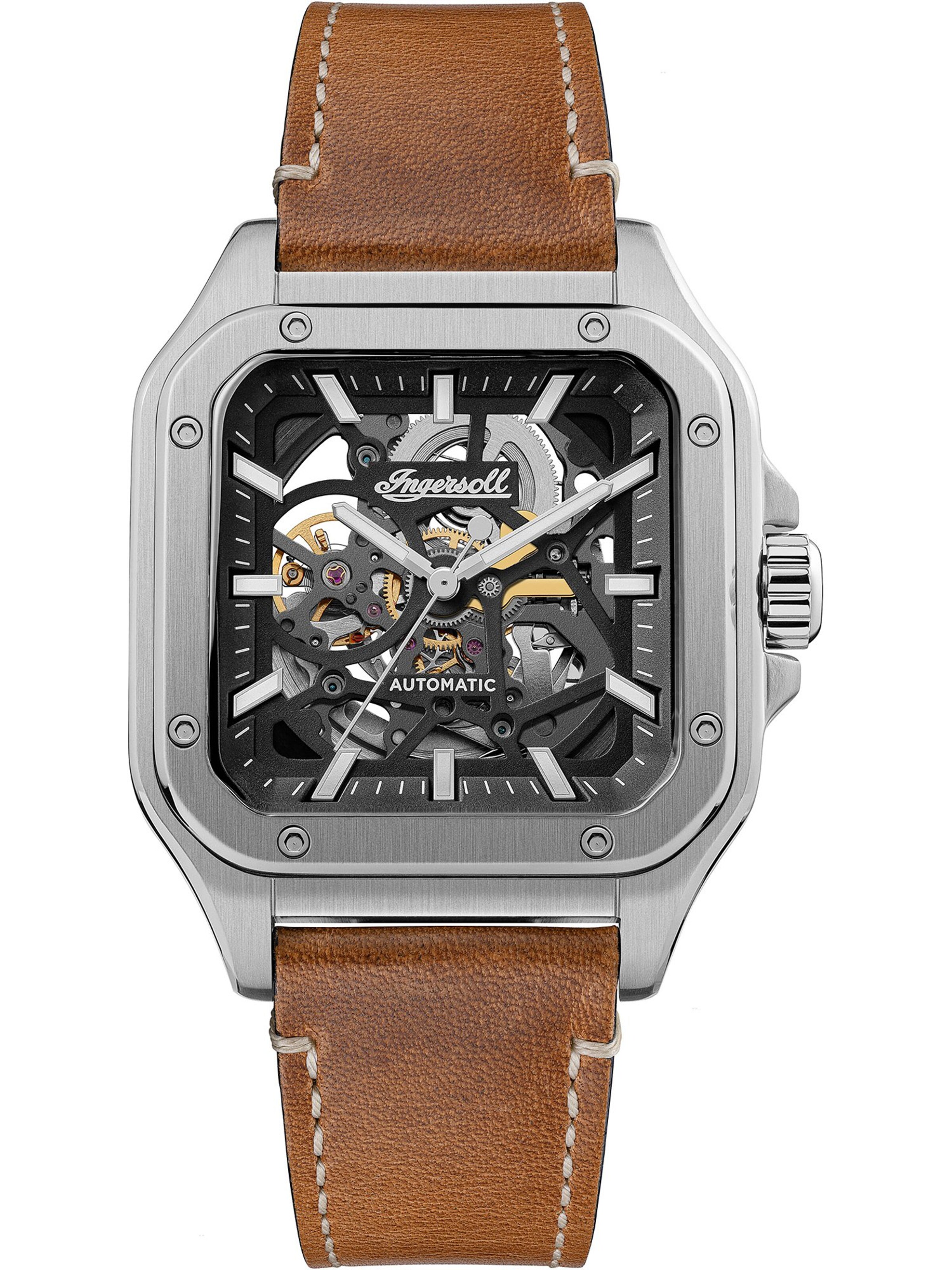 INGERSOLL Analog Watch in Brown: front