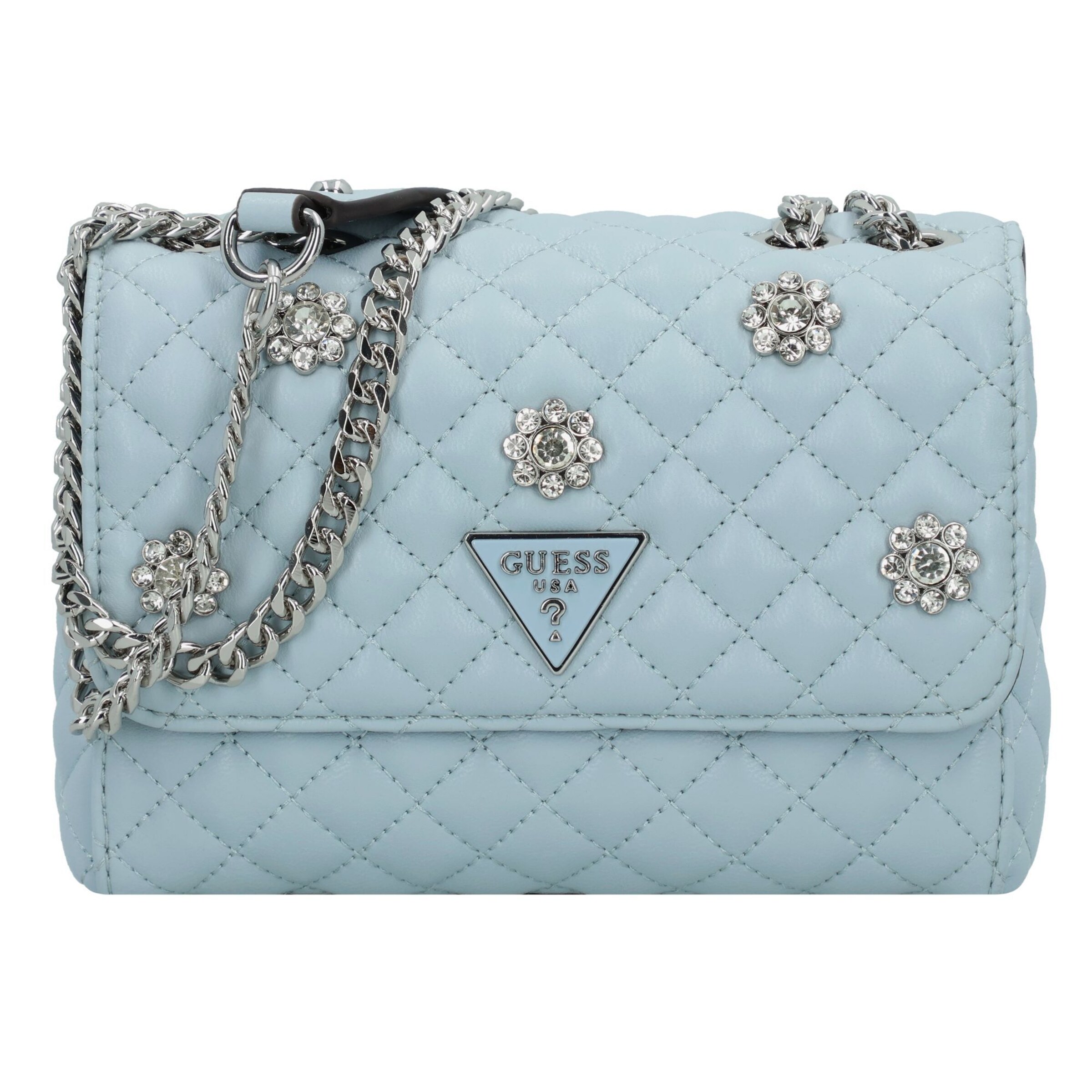GUESS Schultertasche 'Everlee' in Blau: Vorderseite
