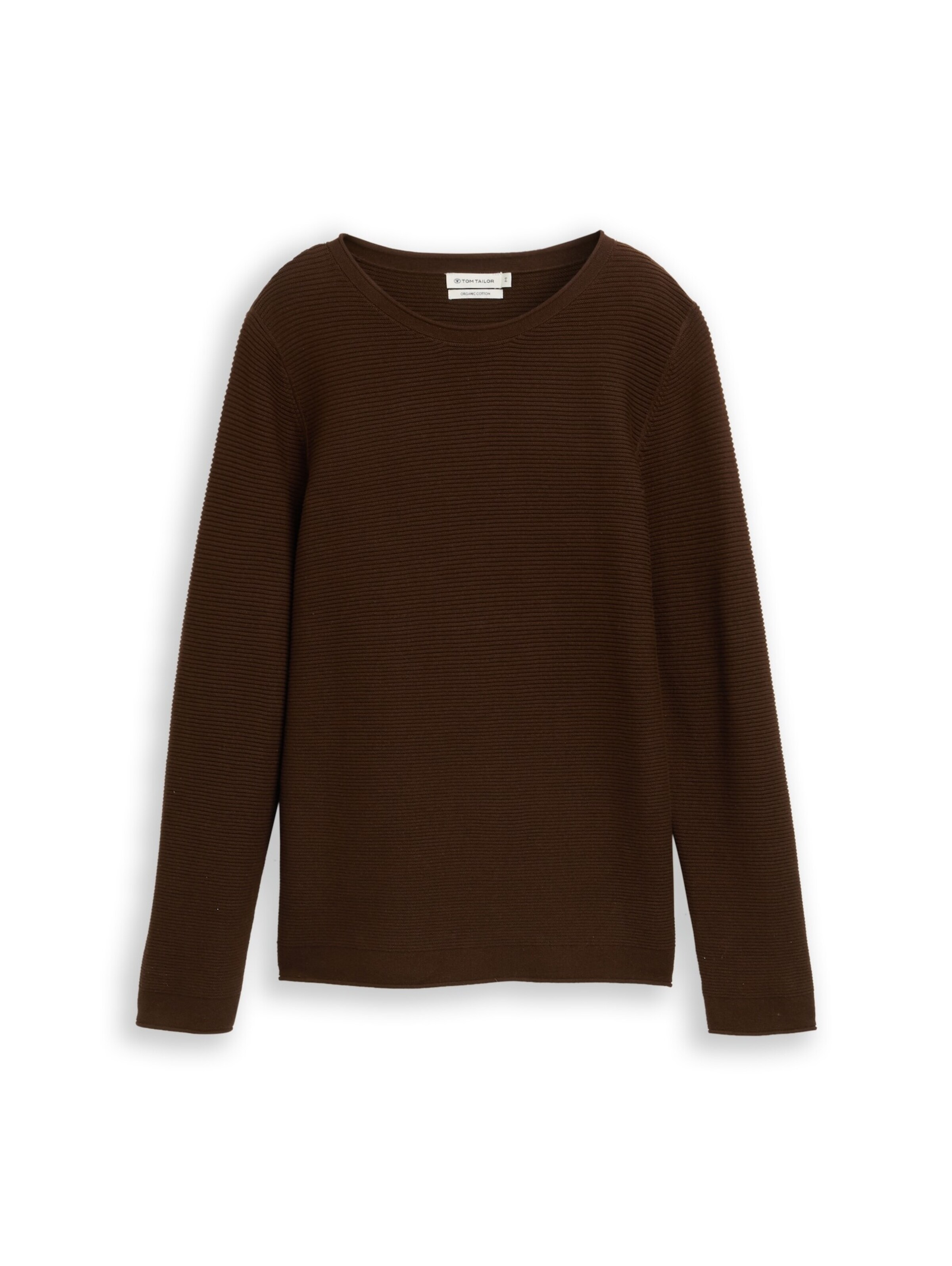 TOM TAILOR Sweater in Brown: front
