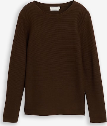 TOM TAILOR Sweater in Brown: front