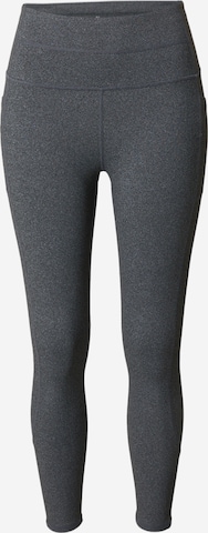Skinny Pantaloni sportivi di SKECHERS in grigio: frontale