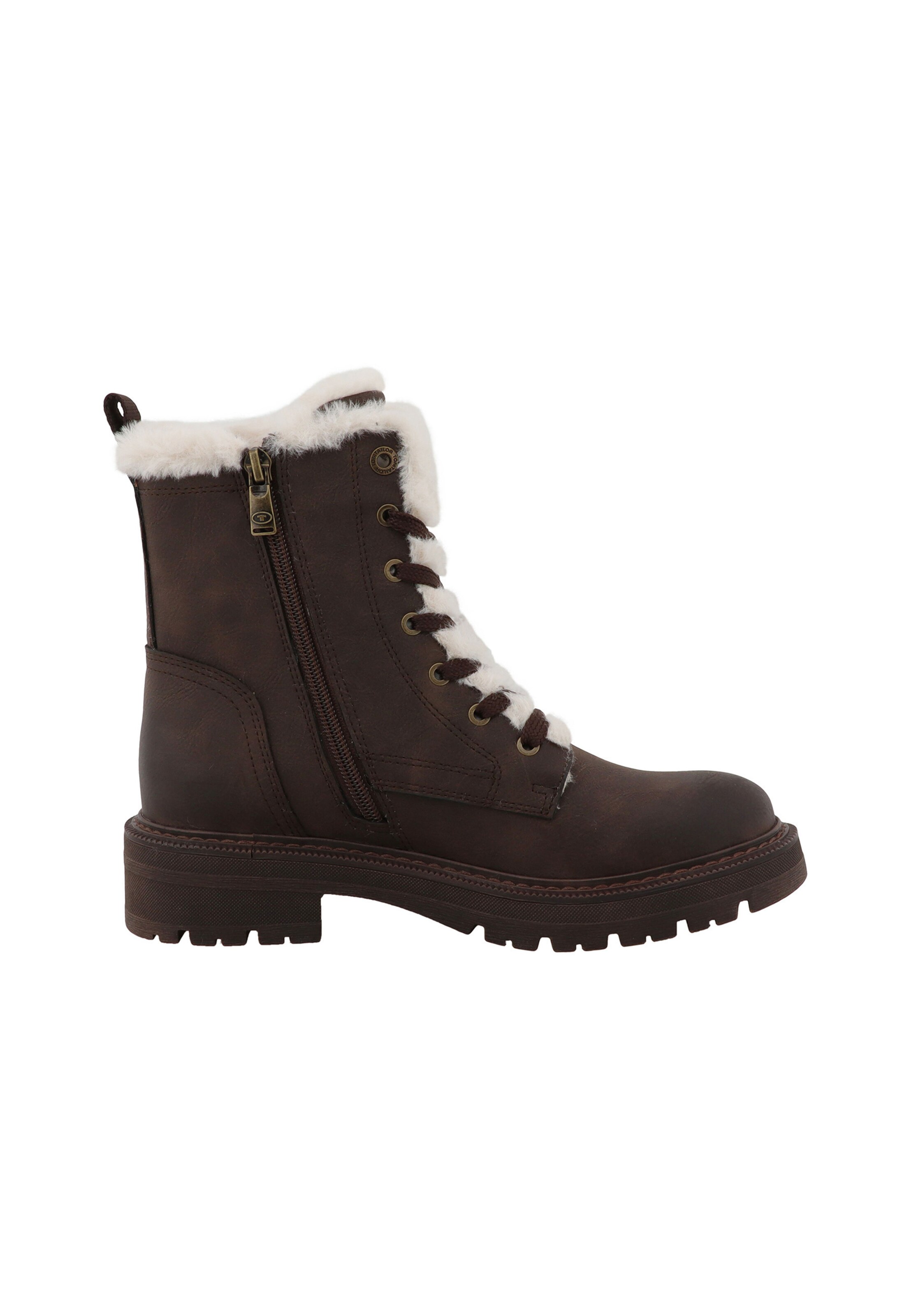 TOM TAILOR Snowboots in Bruin: voorkant