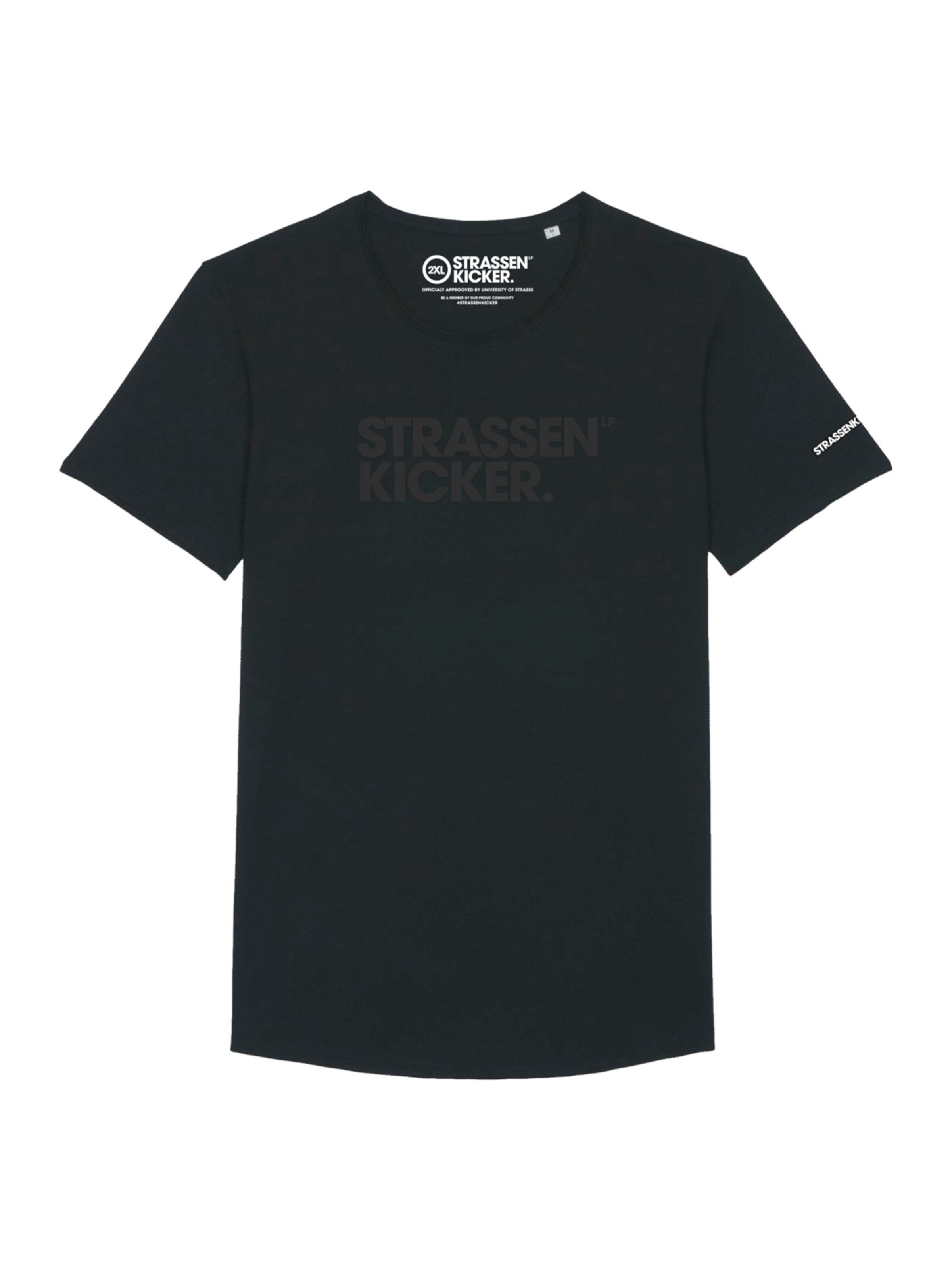 STRASSENKICKER T-Shirt in Schwarz: Vorderseite