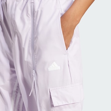 purpurinė ADIDAS SPORTSWEAR Siaurėjantis Sportinės kelnės 'Dance All-gender Versatile'