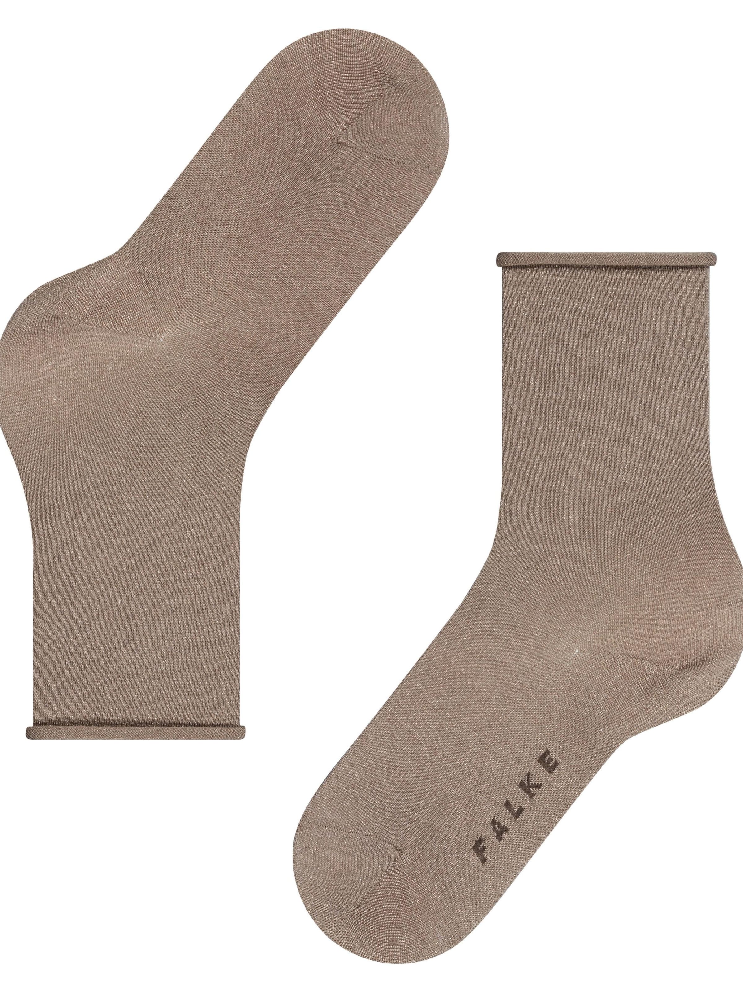 FALKE Socks 'Shiny' in Beige