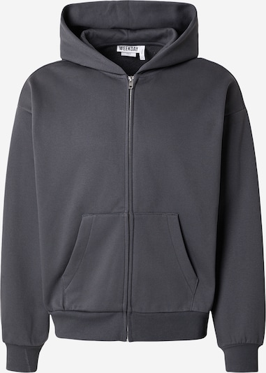 Džemperis iš WEEKDAY, spalva – grafito, Prekių apžvalga