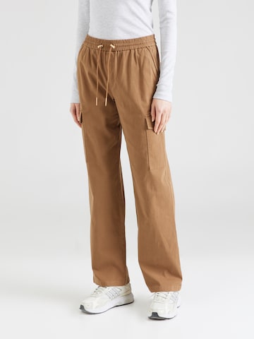 Regular Pantalon cargo 'MAREE' ONLY en marron : devant