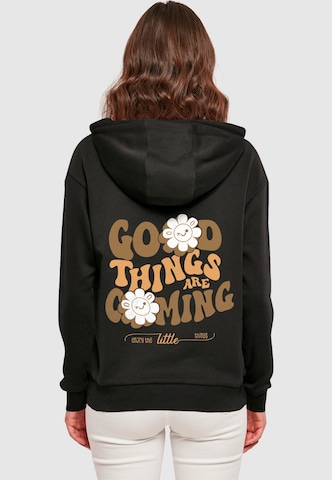 Sweat-shirt 'Ladies 77 Good Things Black Everyday' Merchcode en noir : devant