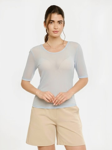 Haut ' MESH ' Liberte Essentiel en bleu : devant