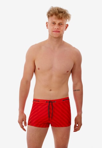 BECO the world of aquasports Swim Trunks 'BEactive' in Red: front