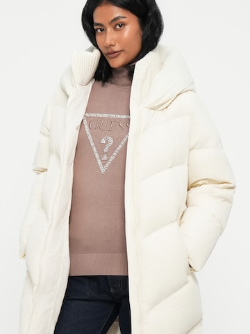 GUESS - Abrigo de invierno 'ELEONOR' en blanco