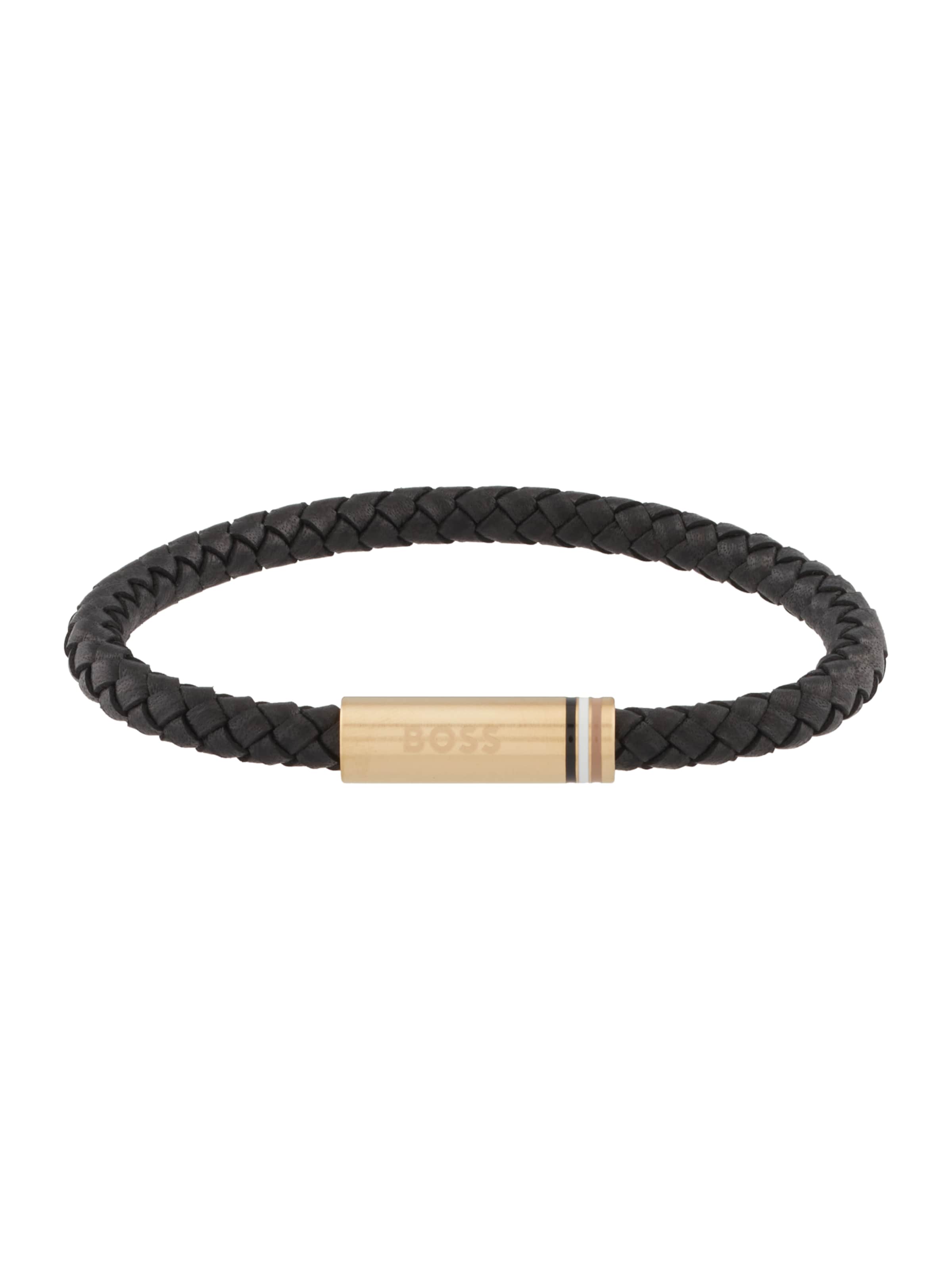 BOSS Браслет 'ARES SINGLE' в Черный: спереди