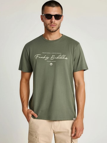 Funky Buddha Póló - szürke: elől