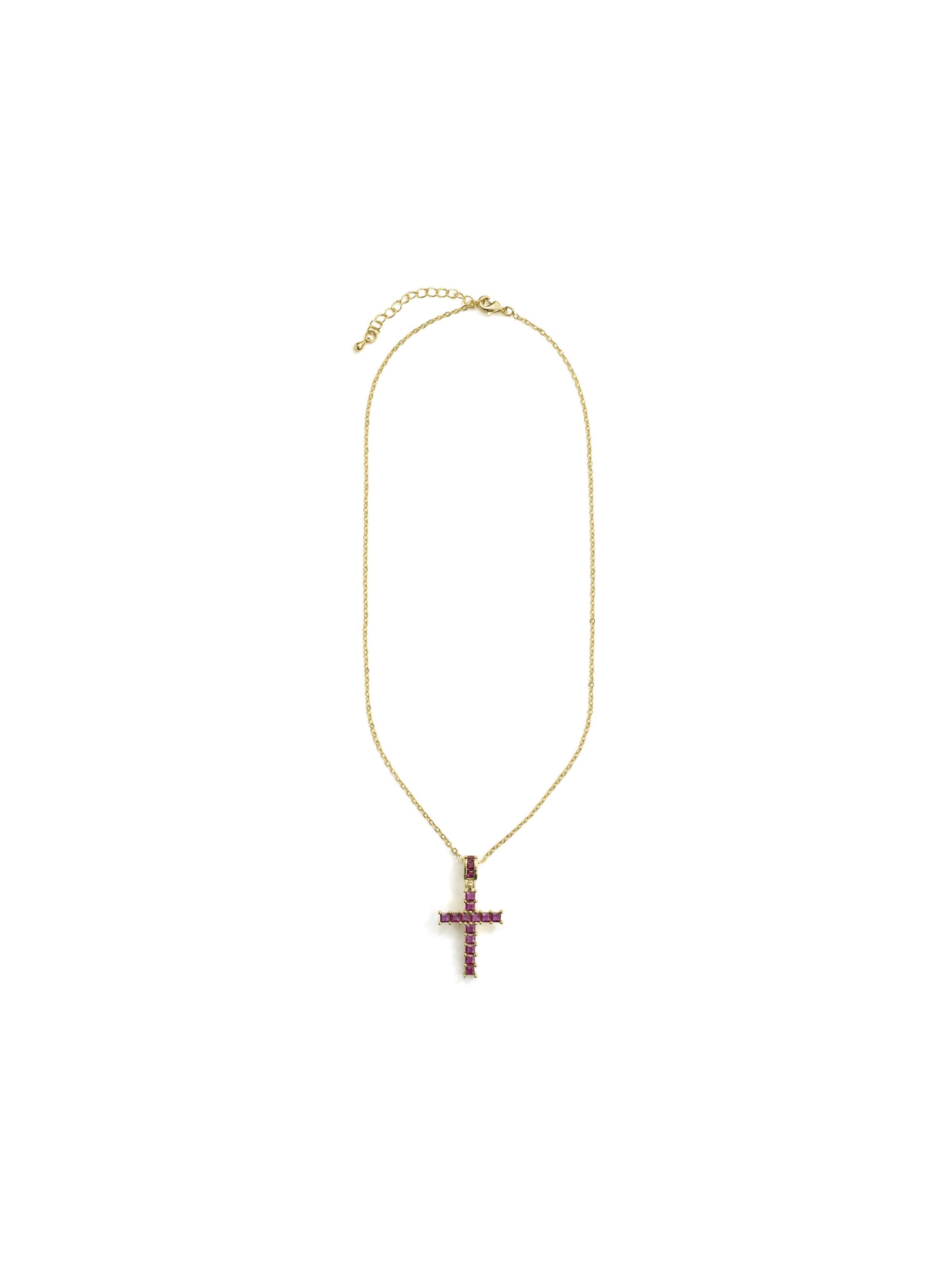 Collana 'Amku' di Luxenter in rosso: frontale