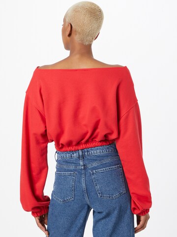 Public Desire - Sweatshirt em vermelho