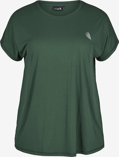 Active by Zizzi T-Shirt 'Abasic' in dunkelgrün, Produktansicht