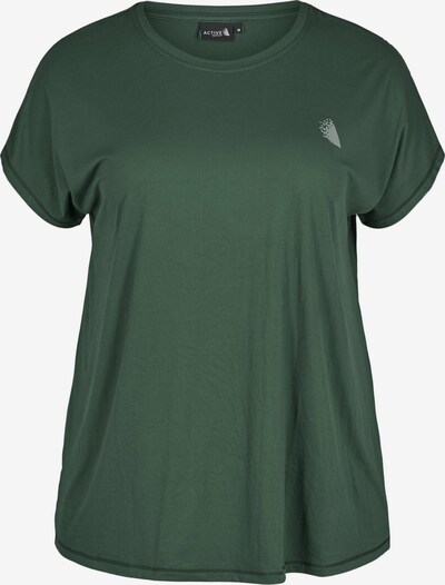 Active by Zizzi T-Shirt 'Abasic' in dunkelgrün, Produktansicht