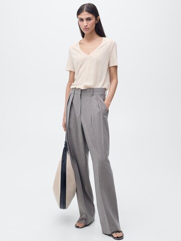 MANGO Paita 'LINITO' värissä beige