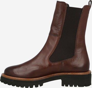 Paul Green Chelsea boots i brun