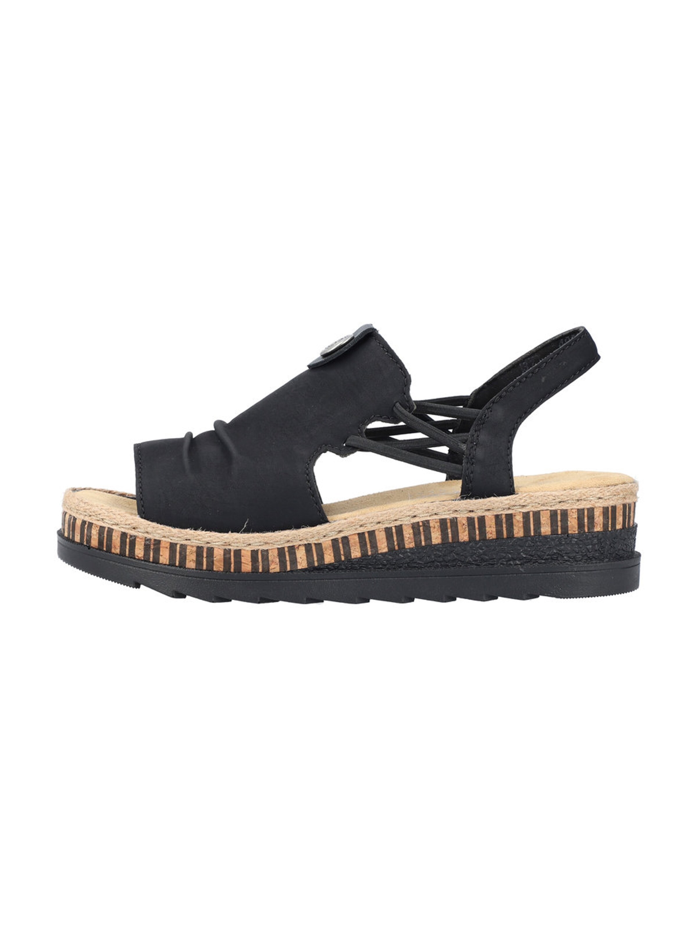 Sandalo di Rieker in nero