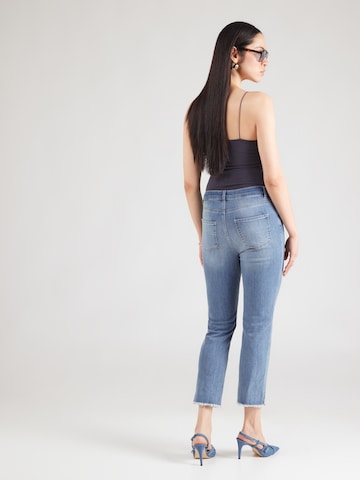 MORE & MORE Slimfit Jeans in Blau