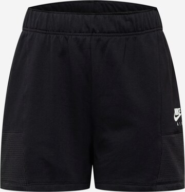 Nike Sportswear Loose fit Trousers in Black: front