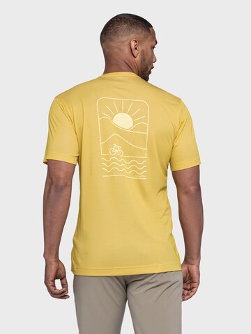 T-Shirt fonctionnel 'Galerne' Schöffel en jaune : devant