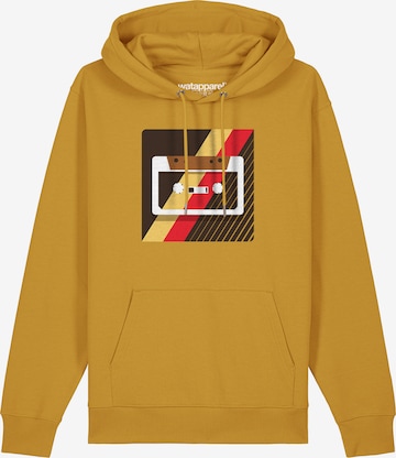 Sweat-shirt ' Kassette ' Watapparel en jaune : devant