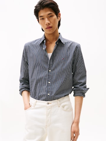 juoda TOMMY HILFIGER Standartinis modelis Marškiniai: priekis