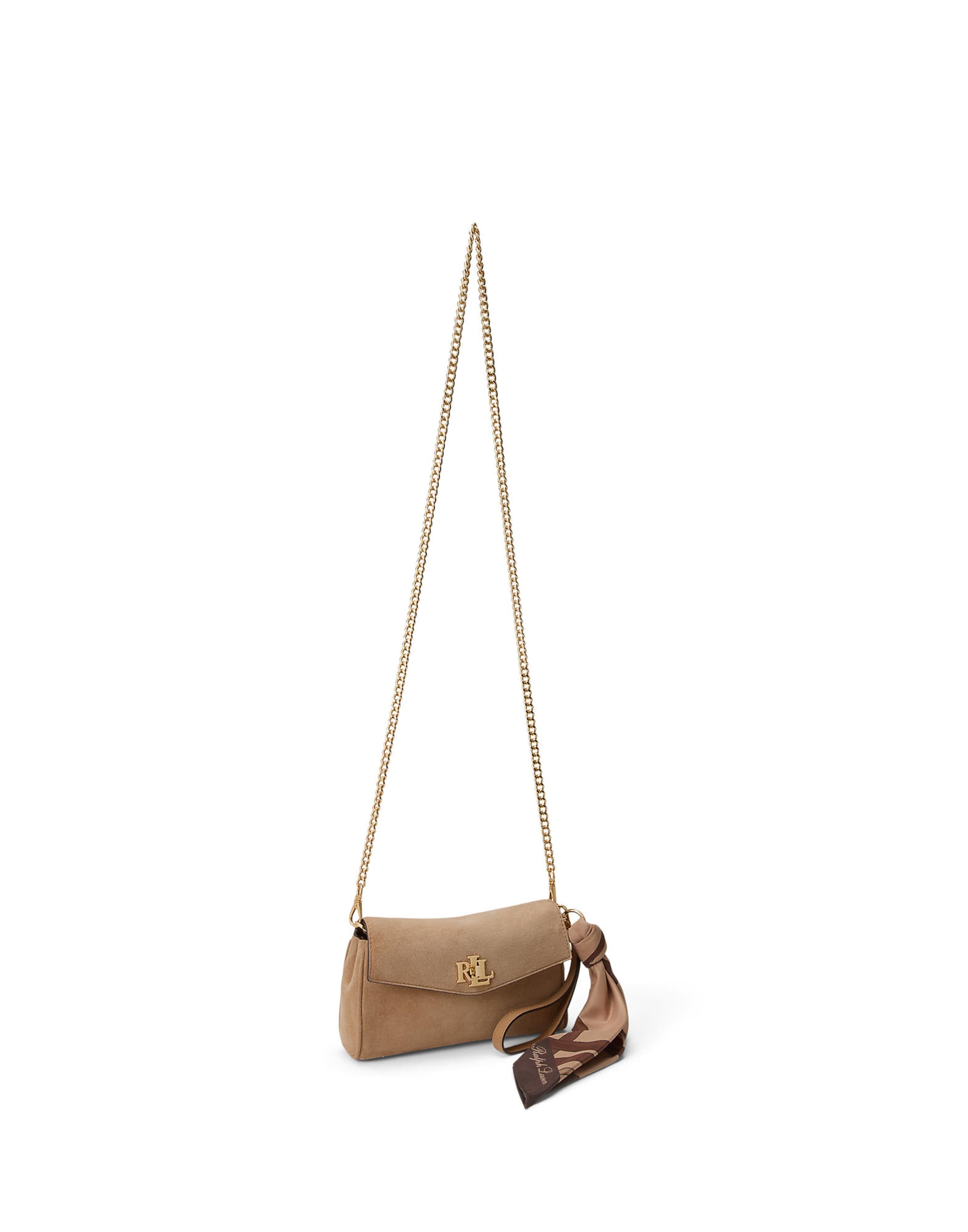 Borsa a tracolla di Lauren Ralph Lauren in beige