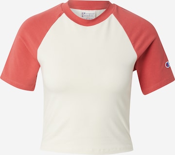 T-shirt Champion Authentic Athletic Apparel en rouge : devant